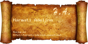 Harmati Adelina névjegykártya